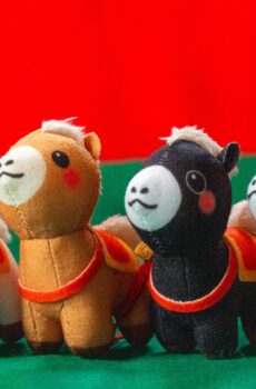 午年のぬいぐるみ守